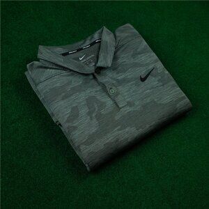 Nike Golf Camo Green Zonal Cooling Polo